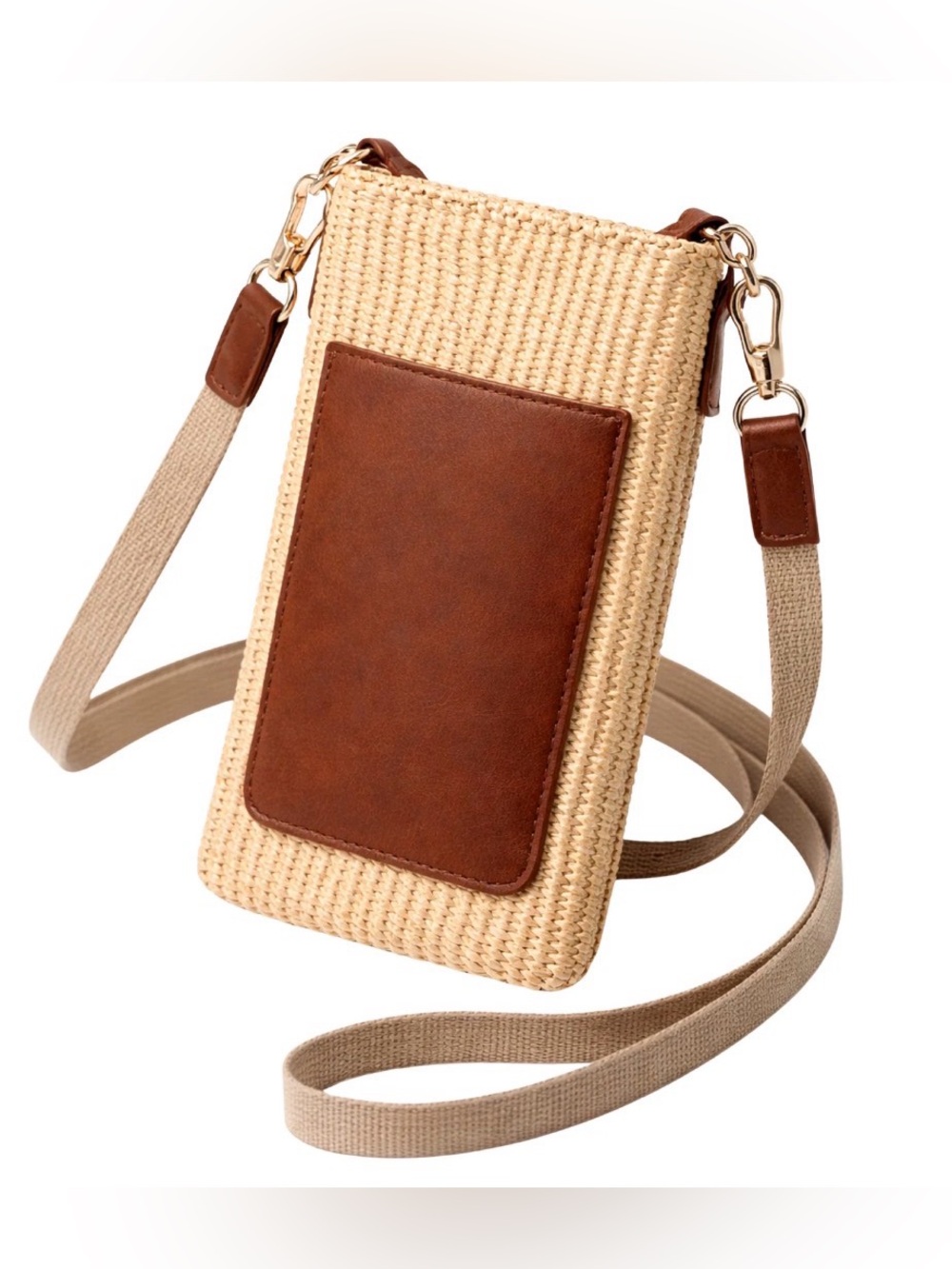 NWT! Sun N’ Sand Cellphone Crossbody Bag, “TAN”, style name: MEADOWLARK WIND